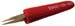 EPOC-SA-EG Tweezer, Swiss W/Straight Tips, Fine Points, Red Ergo Grips, 5" L