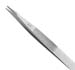 40 Three Star 4.5" Carbon Steel Tweezer with .015" diameter hole in points