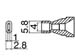 N61-16 NOZZLE,4 x 1mm,FR-4101/4102