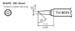 T15-BCF2 Soldering Tip, BEVEL, 2mm/45° x 11.5mm, TINNED FACE ONLY, FM-2027