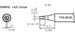 T15-D16 Soldering Tip, CHISEL, 1.6 x 10mm, FM-2027