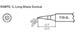 T15-IL Soldering Tip, CONICAL, R0.1 x 12.7mm, FM-2027