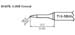 T15-SB03 Soldering Tip, CONICAL, R0.3 x 16.5mm, FM-2027