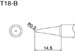 T18-B Conical Soldering Tip, 0.50mm, FX-8801/907/900M/913