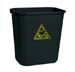 WBAS28 ESD Trash Can 28 Quart WBAS 28 - Black